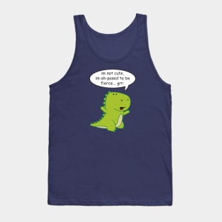 Fierce Little Dinosaur Tank Top